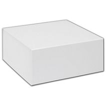 White Magnetic Closure Gift Boxes, 10 x 10 x 4 1/2"