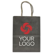 Printed Anthracite Metallic Tinted Shoppers