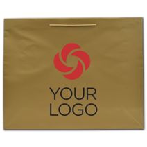 Printed Gold Dust Matte Euro-Totes, 20 x 6 x 16"