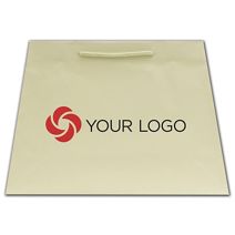 Printed Ivory Matte Inverted Trapezoid Euro-Totes