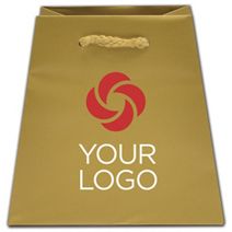 Printed Gold Dust Matte Inverted Trapezoid Euro-Totes