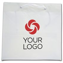 Printed Clear Frosted Euro-Totes, 11 x 9 x 11"