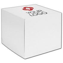 Printed White Two-Piece Gift Boxes, 12 x 12 x 10"