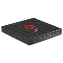 Printed Black Swirl Hi-Wall Gift Box Lids, 10 x 10"