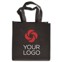 Printed Chocolate Non-Woven Shoppers, 10 x 5 x 10"