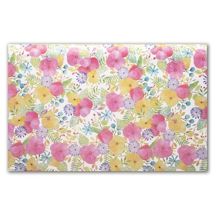Watercolor Petals Tissue Paper, 20 x 30"