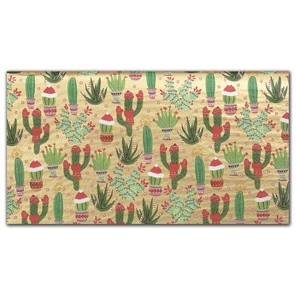 Christmas Cactus Tissue Paper, 20 x 30"