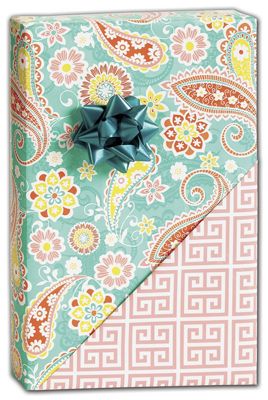 paisley gift wrap