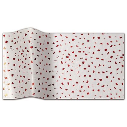 Red Satinique Tissue Paper, 20 x 30"