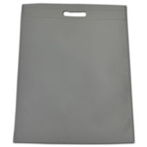 Gray Non-Woven Tuff Seal Merchandise Bags, 13 4/5x17 7/10"