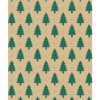 Little Trees Gift Wrap, 24" x 100'