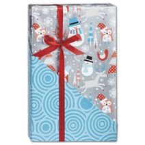 Snowplay Reversible Gift Wrap, 24" x 417'