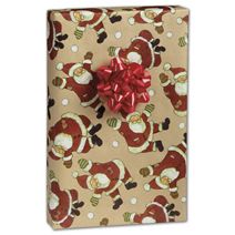 Santa Celebration Kraft Gift Wrap, 24" x 417'