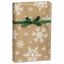 Snowday Kraft Gift Wrap, 24" x 417'
