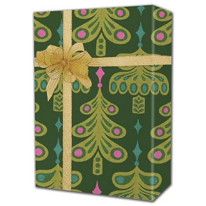 Jeweled Trees Gift Wrap, 24" x 417'