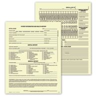 Dental Exam Record, Single Sheet