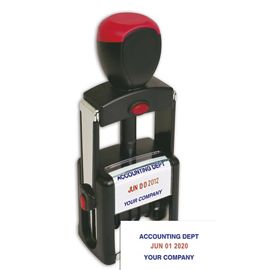 D143-Self-Inking Metal Date Stamp - Two ColorD143