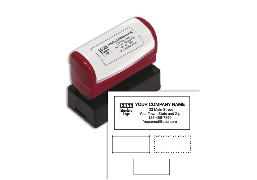 Product image for Pre-Inked Name and Address Stamp - 5 Lines - Item# D2022M