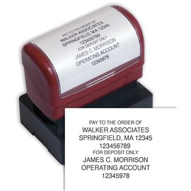 Check Endorsement Stamps Bank Deposit Stamps for Business