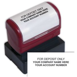 D2023B-Pre-Inked Endorsement Stamp - Custom LayoutD2023B