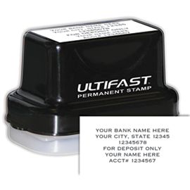 D2037-Endorsement Stamp For Security Bags & Deposit TicketsD2037