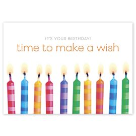 D2595BD-Wish Time! Happy Birthday CardsD2595BD