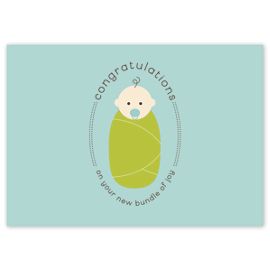 D2597CN-Bundle of Joy Congratulations Greeting CardsD2597CN