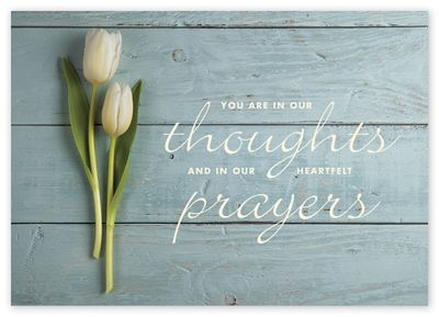 Heartfelt Thoughts Sympathy Cards | Deluxe