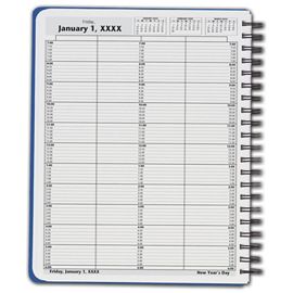 DAY1-DayScan 4 Col Wirebound Book - 10 Min, 7am-6pmDAY1