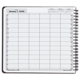 DAY6-DayScan 6 Col Wirebound Book - 15 Min, 7am-7pmDAY6