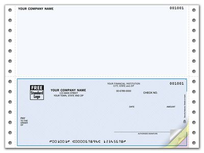 Continuous Bottom Multi-Purpose Check (DCB164) - by Deluxe