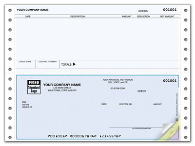 Business Checks - Custom Continuous Bottom Accounts Payable Check ...