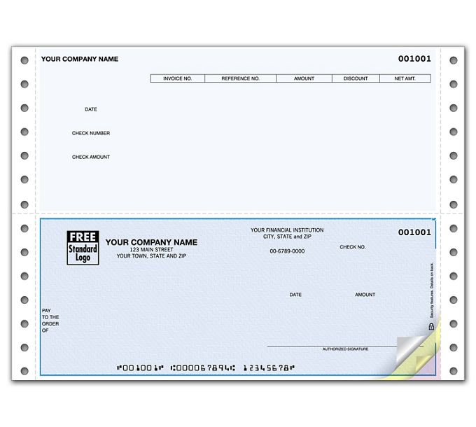 Business Checks - Continuous Bottom Accounts Payable Check - DCB243 by ...