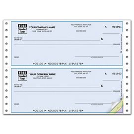 DCC155-Continuous 3 1/2" Multi-Purpose Check, LinedDCC155