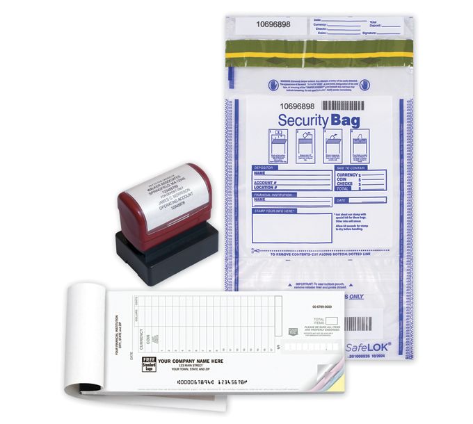 Deposit Supplies Starter Kit w/ Dual Pocket Bags