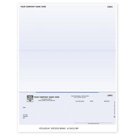 Laser Bottom Blank Check (DLB833) for All Purposes - by Deluxe