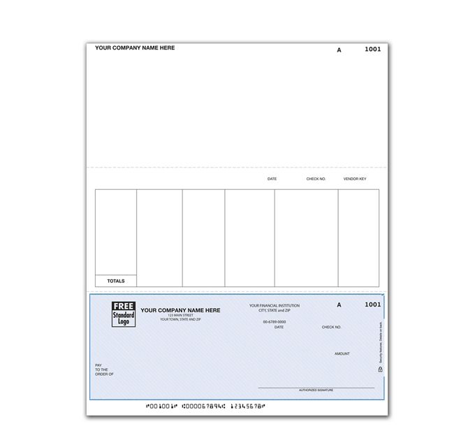 Business Checks - Laser Bottom Accounts Payable Check - DLB200 by ...