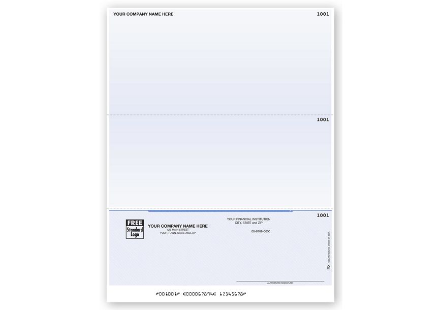 Product image for Laser Bottom Accounts Payable Check - Item# DLB211