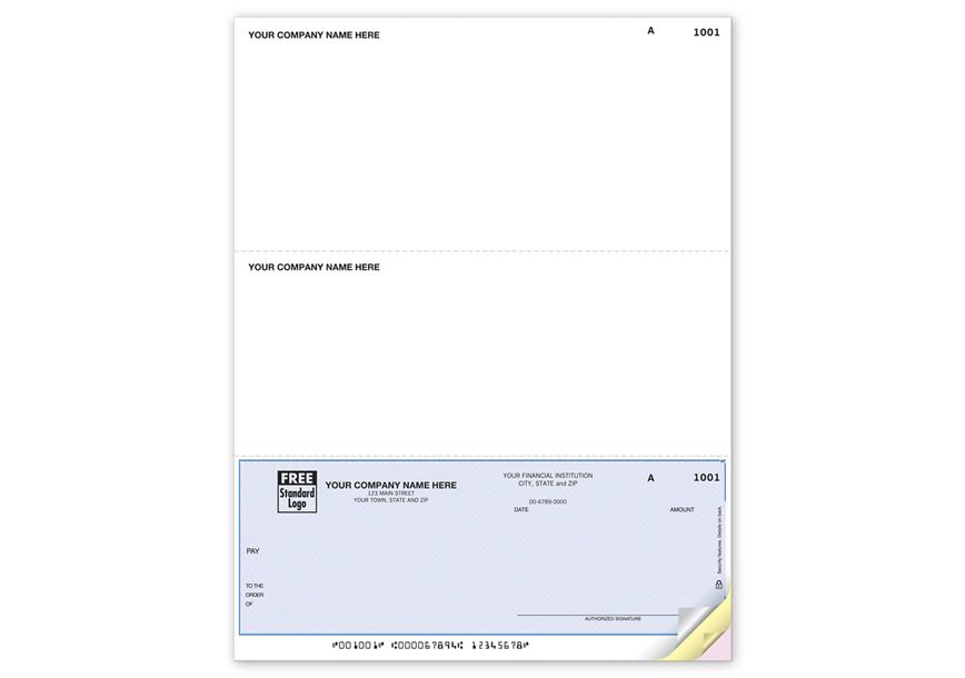 Product image for Laser Bottom Accounts Payable Check - Item# DLB261