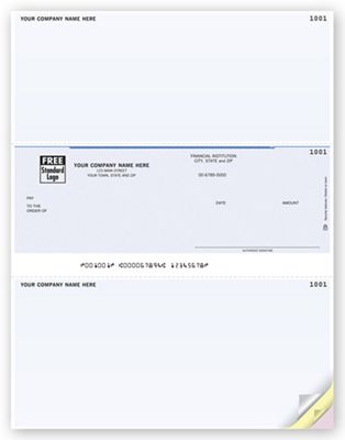 Laser Middle Multi-Purpose Check (DLM107) - Custom Printed