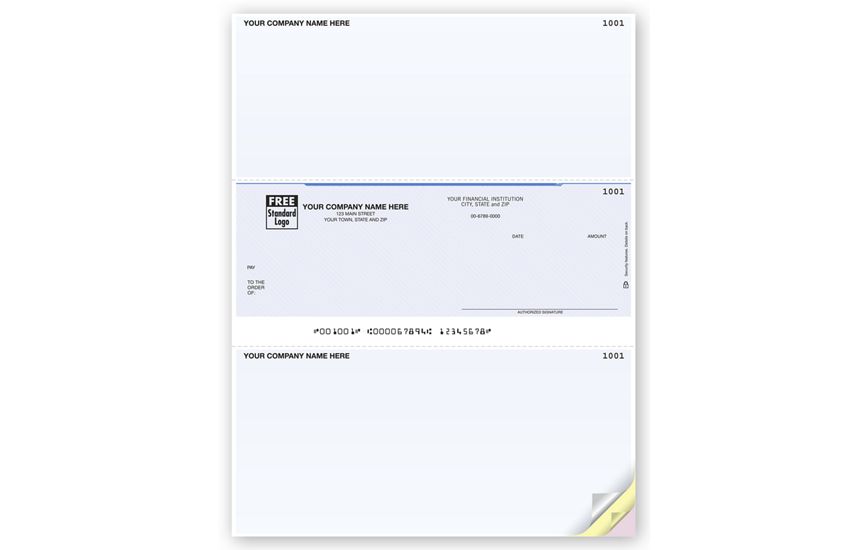 Product image for Laser Middle Checks, Compatible with Sage50, MAS and More - Item# DLM108