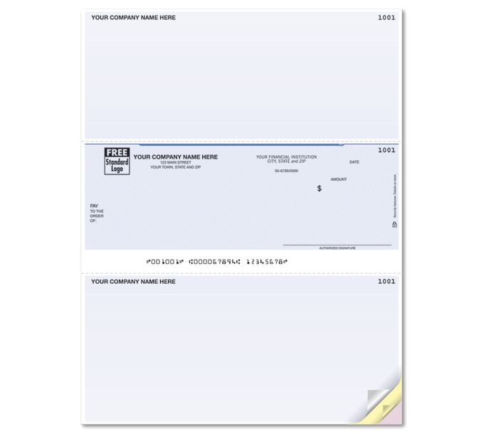 Laser Middle Multi-Purpose Check (DLM145) - Printed by Deluxe