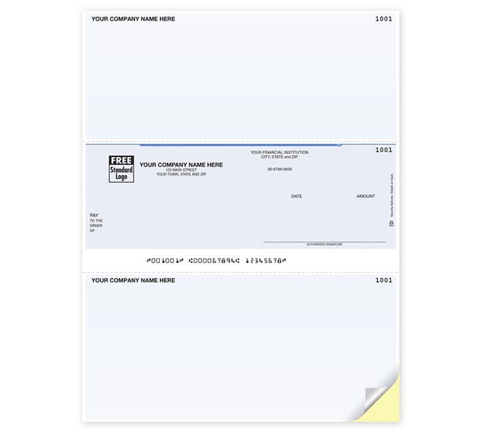 Business Checks - Custom Laser Middle Multi-Purpose Check - DLM146 by ...