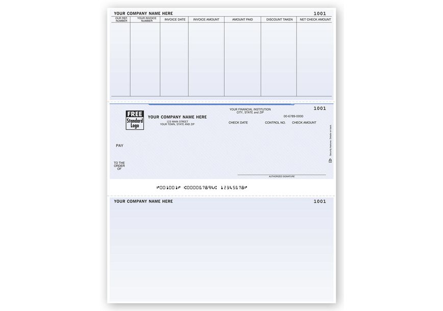 Product image for Laser Accounts Payable Check, Compatible with Solomon - Item# DLM209