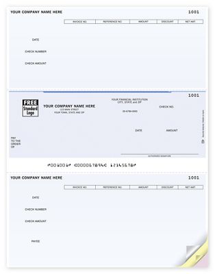 Business Checks - Custom Laser Middle Accounts Payable Check - DLM219 ...