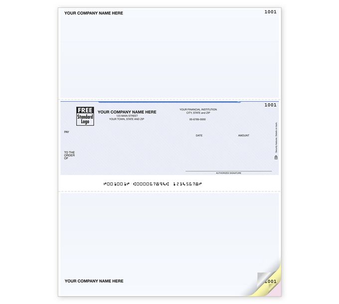 One-Write Plus (R) Compatible Laser Middle Check (DLM260)