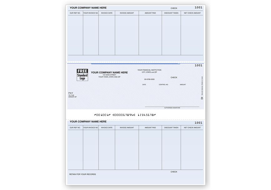 Product image for Laser Accounts Payable Check, Compatible with Great Plains - Item# DLM274