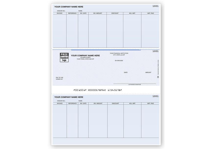 Product image for Laser Accounts Payable Check, Compatible with SBT - Item# DLM277
