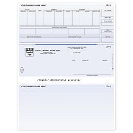 DLM332-Laser Payroll Check, Compatible with TimberlineDLM332