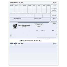 Laser Bottom Blank Check (DLB833) for All Purposes - by Deluxe